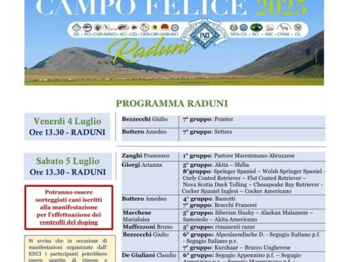 RADUNO SPINONI SABATO 5 LUGLIO 2025 A CAMPO FELICE (AQ)