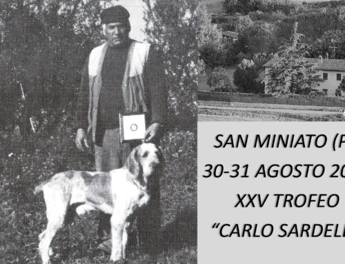 XXV EDIZIONE DEL TROFEO CARLO SARDELLI. SAN MINIATO (PI) 30-31 AGOSTO 2025